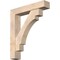 Ekena Millwork Merced Block Smooth Bracket w/ Offset Brace, Douglas Fir, 7 1/2"W x 38"D x 44"H BKT0806X38X44MRC05SDF - alternate 1